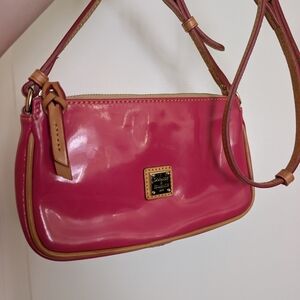Dooney & Bourke Pink Leather Crossbody Bag